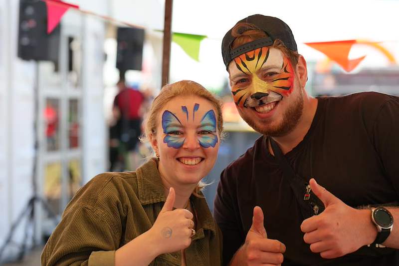 Schminken op een feest